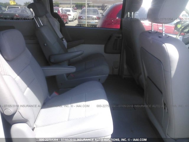 2A8HR54P18R817601 - 2008 CHRYSLER TOWN & COUNTRY TOURING BURGUNDY photo 8