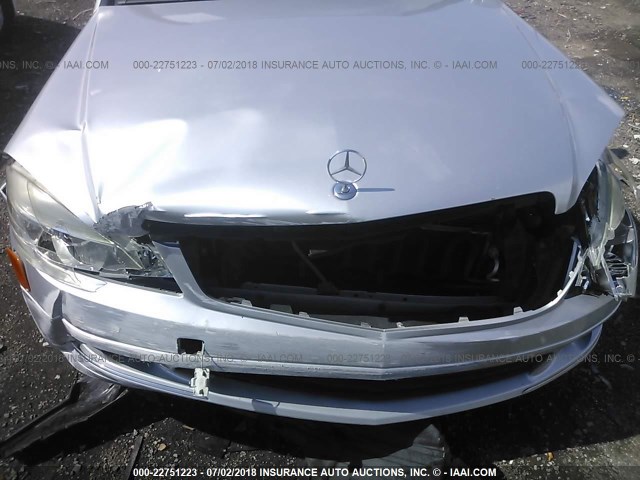 WDDGF54X58F044897 - 2008 MERCEDES-BENZ C 300 SILVER photo 6