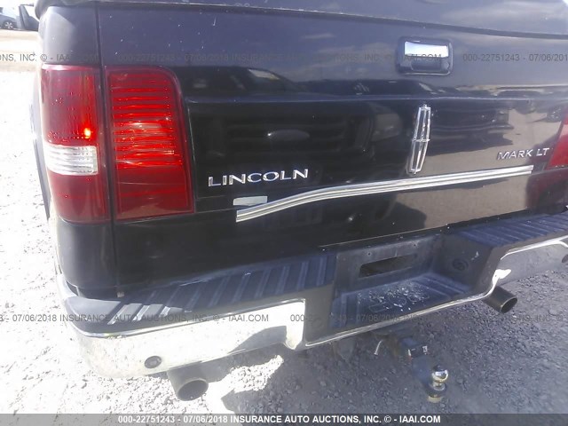 5LTPW18526FJ02910 - 2006 LINCOLN MARK LT BLACK photo 6