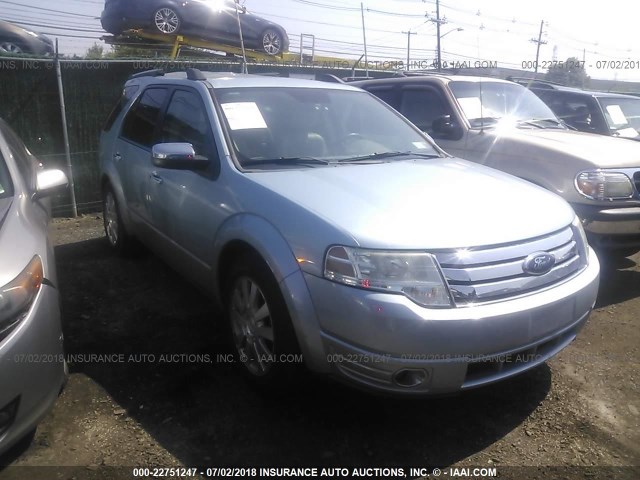 1FMDK06WX8GA31004 - 2008 FORD TAURUS X LIMITED BLUE photo 1