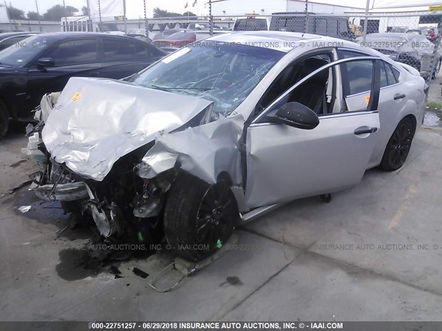 1YVHP82A295M12062 - 2009 MAZDA 6 I GRAY photo 2