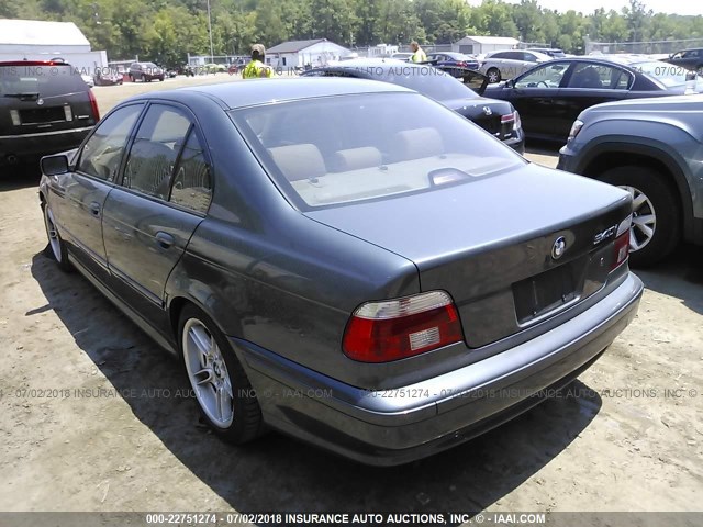 WBADN53411GC96721 - 2001 BMW 540 I GRAY photo 3