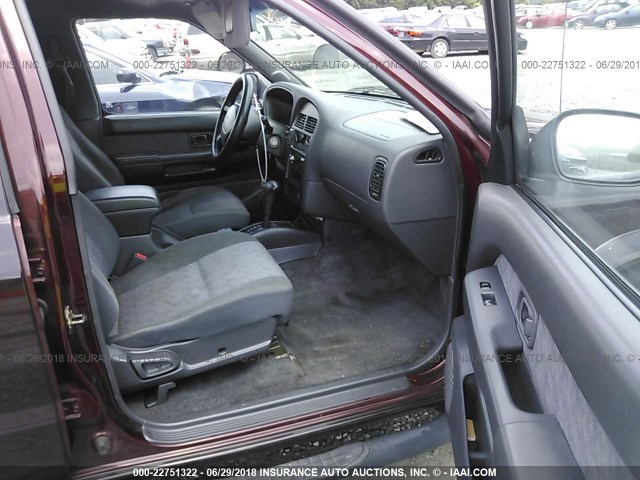 JN8AR05SXXW325139 - 1999 NISSAN PATHFINDER XE/LE BURGUNDY photo 5