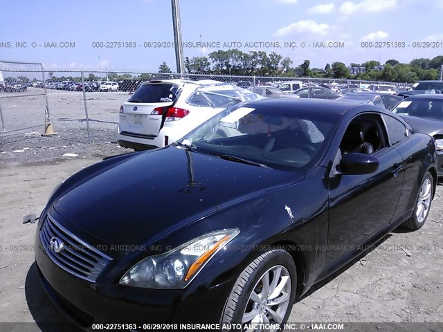 JN1CV6EL0CM471926 - 2012 INFINITI G37 BLACK photo 2