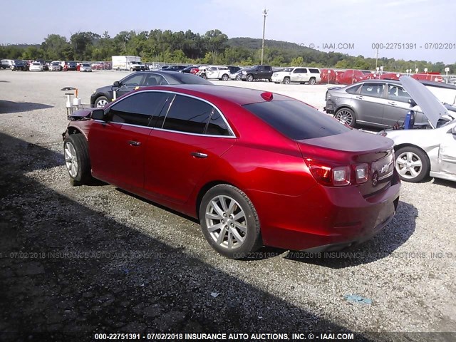 1G11H5SA0DF125785 - 2013 CHEVROLET MALIBU LTZ 红色 照片 3