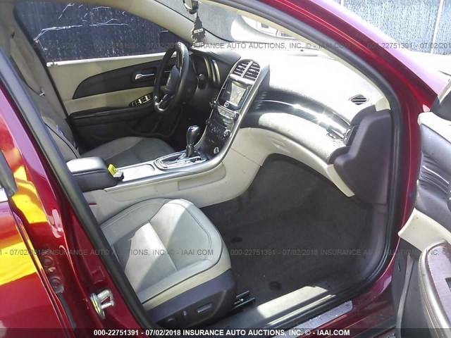 1G11H5SA0DF125785 - 2013 CHEVROLET MALIBU LTZ 红色 照片 5