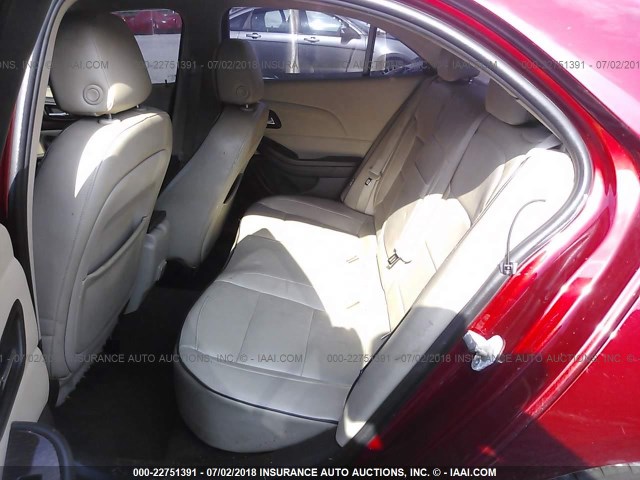 1G11H5SA0DF125785 - 2013 CHEVROLET MALIBU LTZ 红色 照片 8