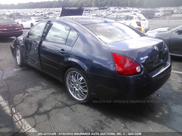 1N4BA41E36C821811 - 2006 NISSAN MAXIMA SE/SL BLUE photo 3