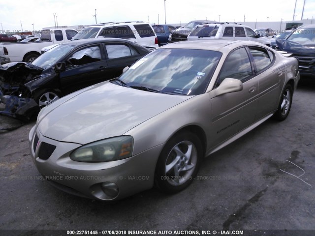 2G2WR524241184224 - 2004 PONTIAC GRAND PRIX GTP GOLD photo 2