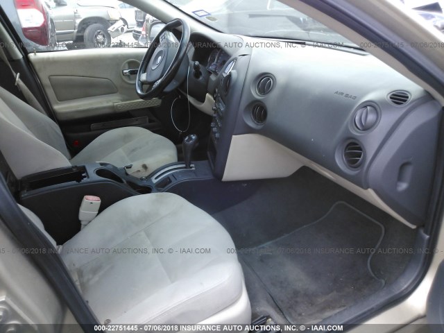 2G2WR524241184224 - 2004 PONTIAC GRAND PRIX GTP GOLD photo 5