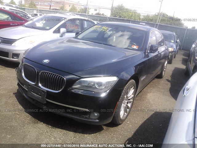 WBAKC8C50BC432818 - 2011 BMW 750 LXI BLACK photo 2