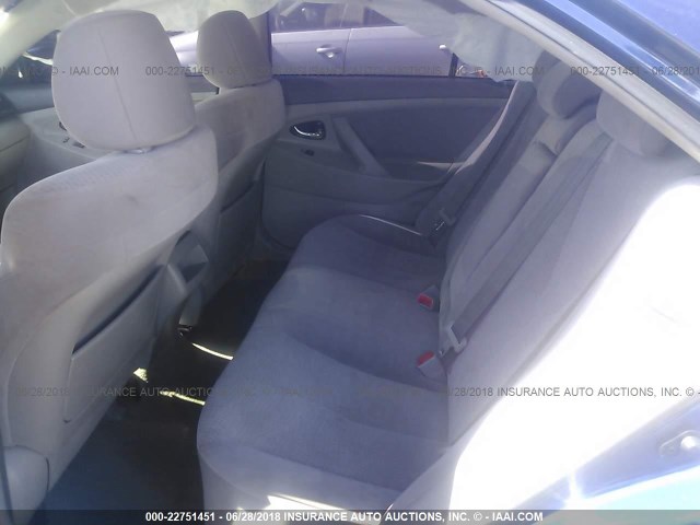 4T1BF3EK5BU660478 - 2011 TOYOTA CAMRY SE/LE/XLE BLUE photo 8