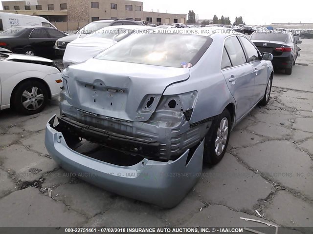JTNBE46K883147604 - 2008 TOYOTA CAMRY CE/LE/XLE/SE BLUE photo 4