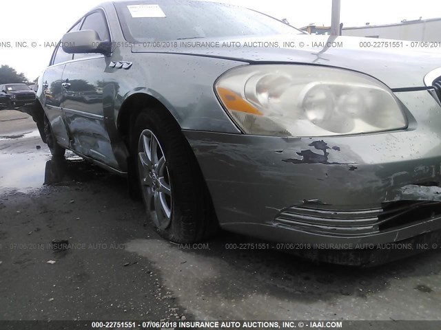 1G4HD57276U253129 - 2006 BUICK LUCERNE CXL GREEN photo 6