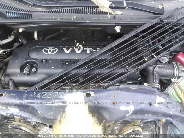 JTKDE3B71A0314555 - 2010 TOYOTA SCION TC ლურჯი ფოტო 10
