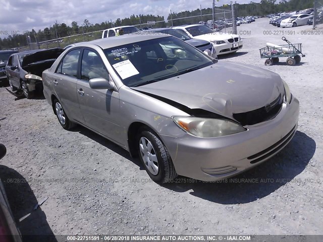 4T1BE32K83U162848 - 2003 TOYOTA CAMRY LE/XLE/SE Qızıl foto 1