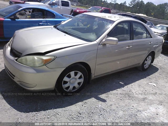 4T1BE32K83U162848 - 2003 TOYOTA CAMRY LE/XLE/SE Qızıl foto 2