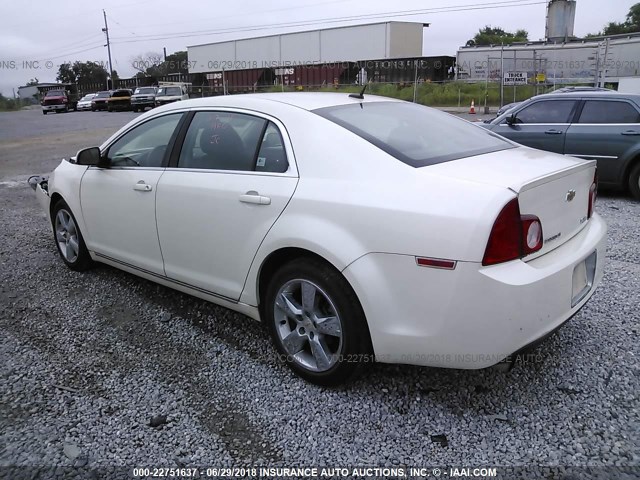 1G1ZD5E10BF175013 - 2011 CHEVROLET MALIBU 2LT WHITE photo 3