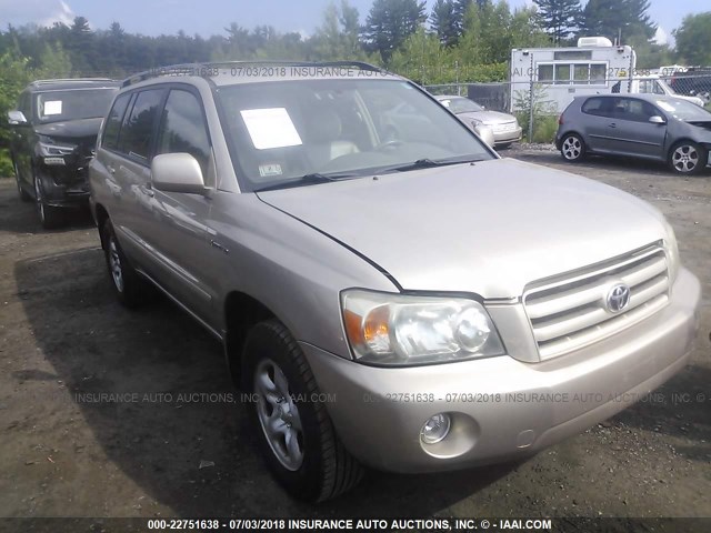 JTEEP21A240061341 - 2004 TOYOTA HIGHLANDER 棕色 照片 1