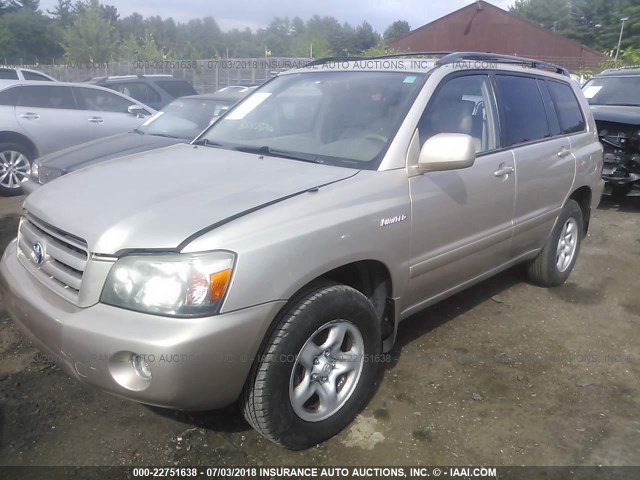 JTEEP21A240061341 - 2004 TOYOTA HIGHLANDER 棕色 照片 2