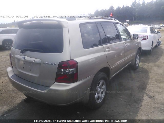 JTEEP21A240061341 - 2004 TOYOTA HIGHLANDER 棕色 照片 4