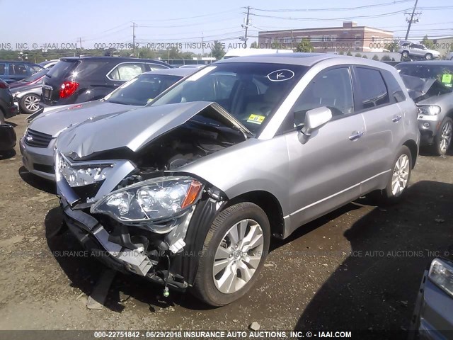 5J8TB1H58CA002172 - 2012 ACURA RDX TECHNOLOGY SILVER photo 2