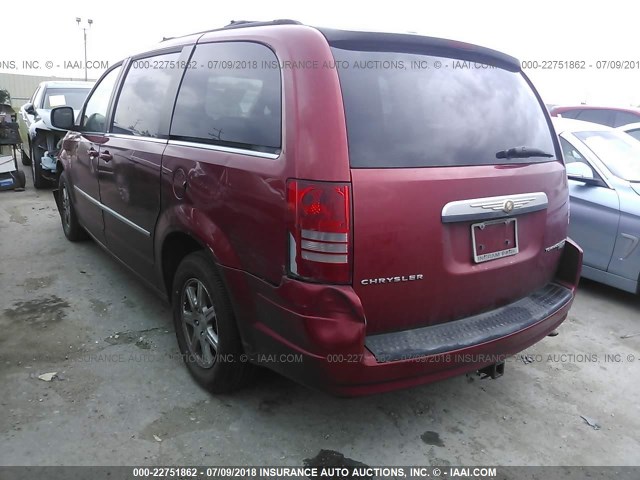 2A4RR5D18AR199863 - 2010 CHRYSLER TOWN & COUNTRY TOURING MAROON photo 3