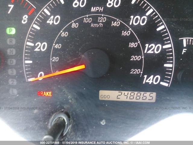 JTDBE30K450317252 - 2005 TOYOTA CAMRY LE/XLE/SE 银色 照片 7