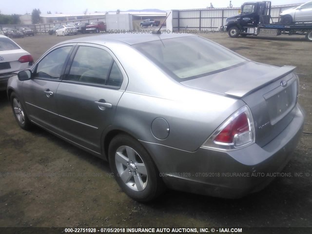 3FAHP07Z09R120449 - 2009 FORD FUSION SE SILVER photo 3