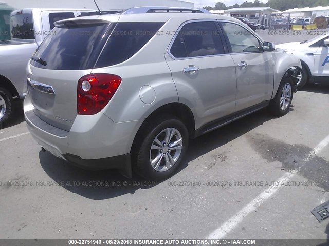 2GNALFEK6D6305595 - 2013 CHEVROLET EQUINOX LTZ Pewter photo 4