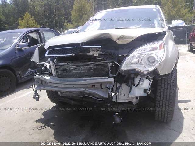 2GNALFEK6D6305595 - 2013 CHEVROLET EQUINOX LTZ Pewter photo 6