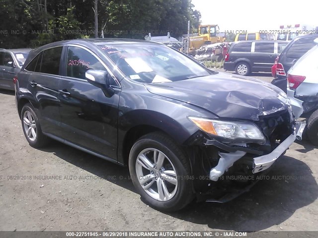 5J8TB4H31FL017203 - 2015 ACURA RDX GRAY photo 1