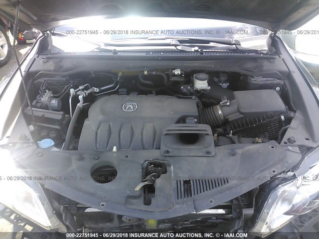 5J8TB4H31FL017203 - 2015 ACURA RDX GRAY photo 10