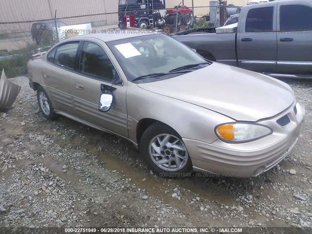 1G2NF52T01C122774 - 2001 PONTIAC GRAND AM SE1 GOLD photo 1