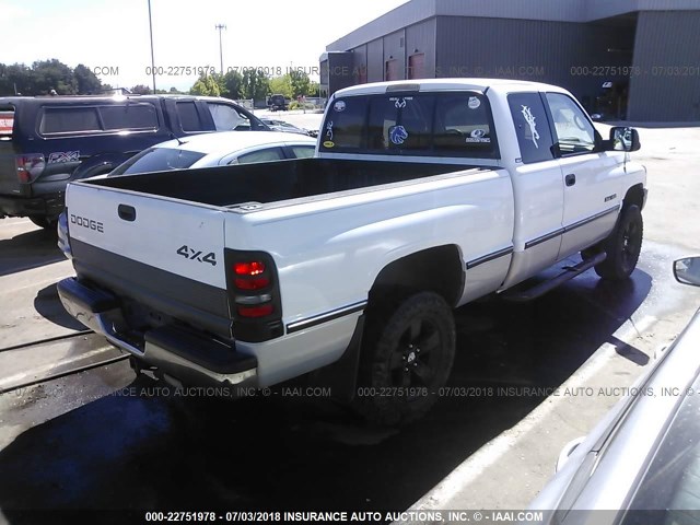 3B7HF13Y1VG806831 - 1997 DODGE RAM 1500 白色 照片 4