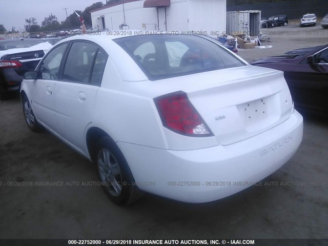 1G8AJ55F56Z159400 - 2006 SATURN ION LEVEL 2 WHITE photo 3