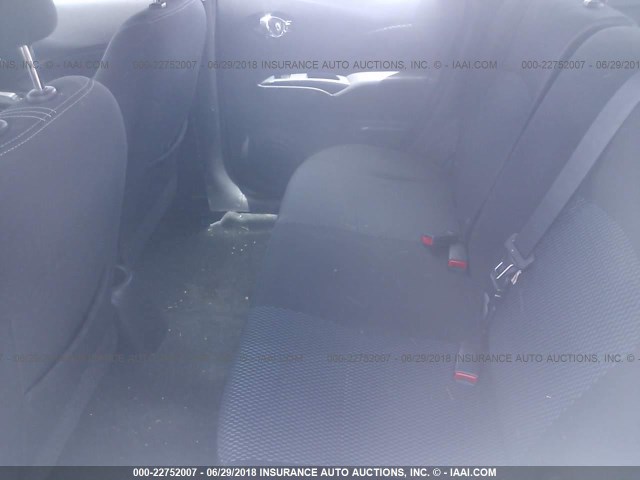 3N1CE2CP3EL384730 - 2014 NISSAN VERSA NOTE S/S PLUS/SV/SL WHITE photo 8