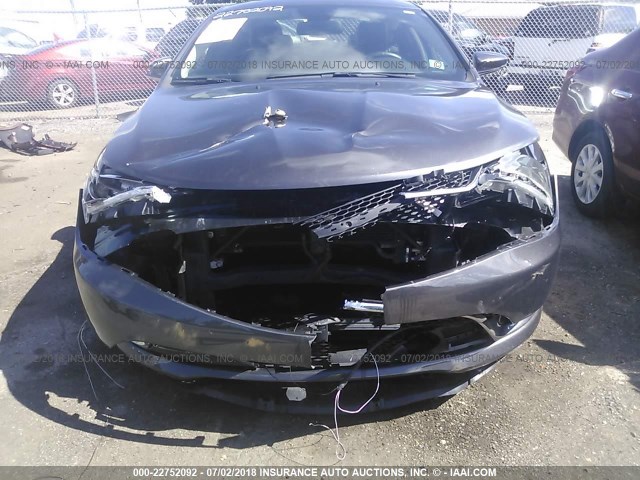 1C3CCCCG5FN582529 - 2015 CHRYSLER 200 C GRAY photo 6