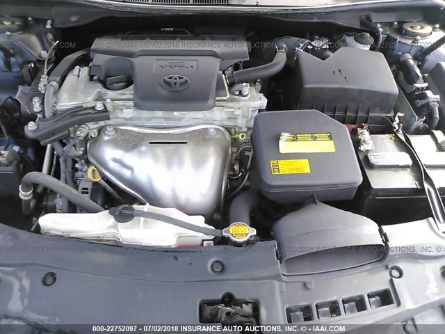 4T1BF1FK5FU894743 - 2015 TOYOTA CAMRY LE/XLE/SE/XSE Dark Blue photo 10