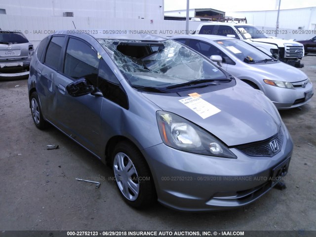 JHMGE8H2XAS024685 - 2010 HONDA FIT SILVER photo 1