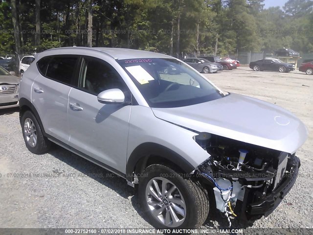 KM8J33A45JU712878 - 2018 HYUNDAI TUCSON LIMITED/SPORT AND ECO/SE SILVER photo 1