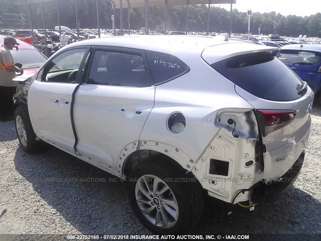 KM8J33A45JU712878 - 2018 HYUNDAI TUCSON LIMITED/SPORT AND ECO/SE SILVER photo 3