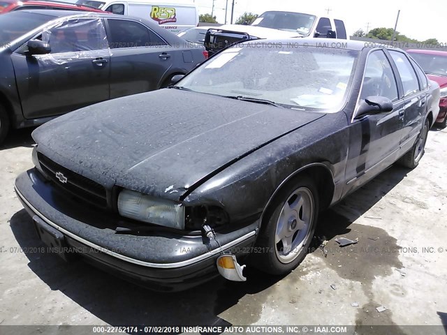 1G1BL52P1SR147748 - 1995 CHEVROLET CAPRICE / IMPALA CLASSIC/SS 黑色 照片 2