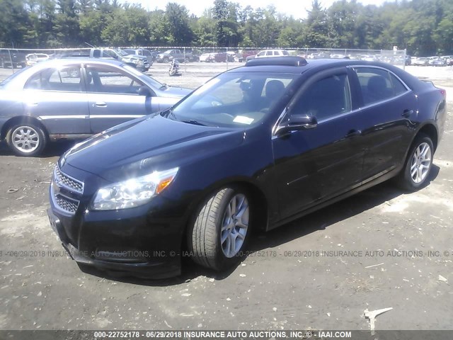 1G11C5SA4DU121474 - 2013 CHEVROLET MALIBU 1LT 黑色 照片 2