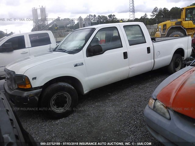 1FTSW30L4XEC38255 - 1999 FORD F350 SRW SUPER DUTY WHITE photo 2