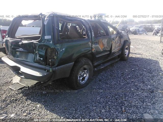 1FMZU62E41ZA15326 - 2001 FORD EXPLORER XLS GREEN photo 4