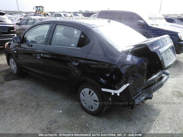 ML32F3FJ4HHF14851 - 2017 MITSUBISHI MIRAGE G4 ES Qara foto 3