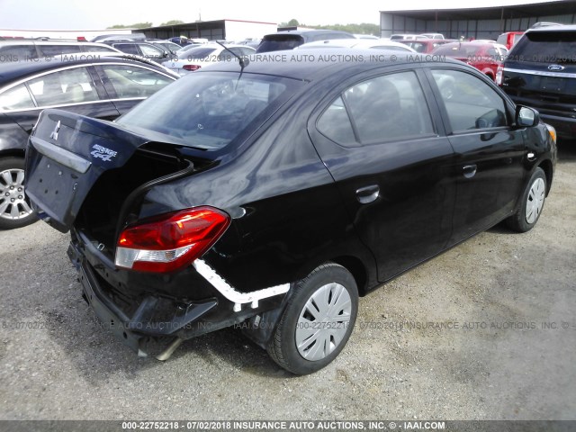 ML32F3FJ4HHF14851 - 2017 MITSUBISHI MIRAGE G4 ES Qara foto 4