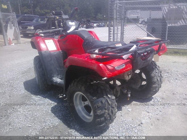 1HFTE4005H4304599 - 2017 HONDA TRX420 FM RED photo 3