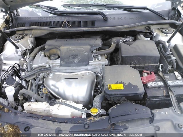 4T1BF1FK1EU848051 - 2014 TOYOTA CAMRY L/SE/LE/XLE 银色 照片 10